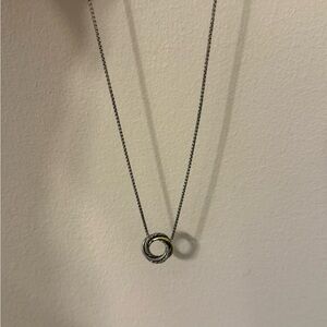 David Yurman Crossover Pendant Necklace